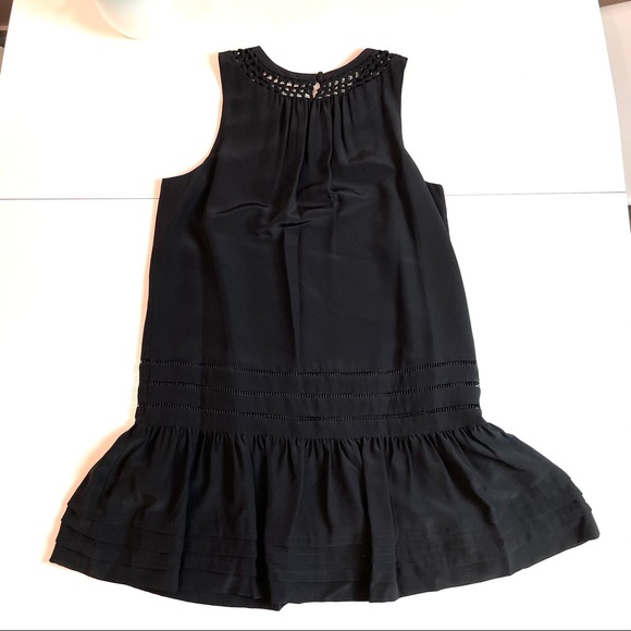 BCBGMaxAzria Silk Black Mini Dress - Picture 3 of 7